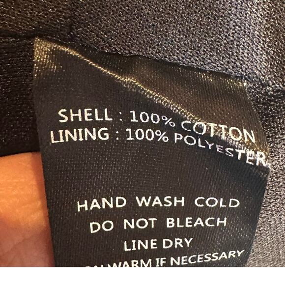 Vintage Y2k Forever 21 medium corduroy crop black whimsygoth grunge schoolgirl - Picture 8 of 8